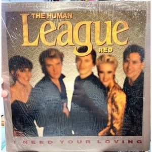 The Human League Red I Need Your Loving 1986 12" Funk Vinyl Record